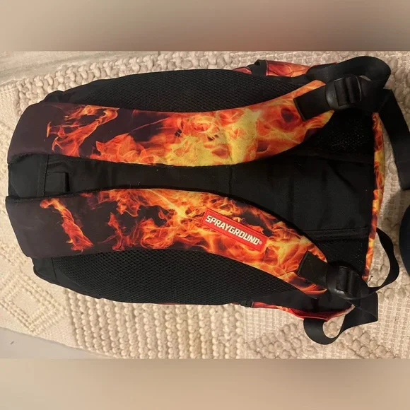 Sprayground Shark Fire Backpack - Picture 3 of 5